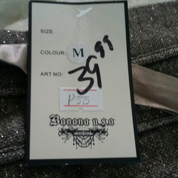 BANANA U.S.A. Short capris. Size Medium. Brown - Picture 3 of 7